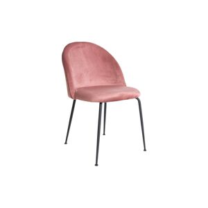 Norddan 21271 Dizajnová stolička Ernesto, ružová / čierna