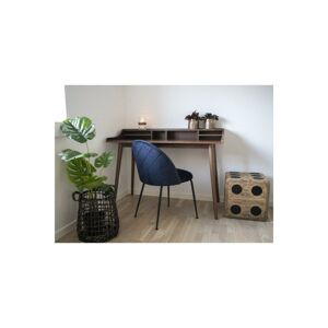Norddan 21269 Dizajnová stolička Ernesto, modrá / čierna