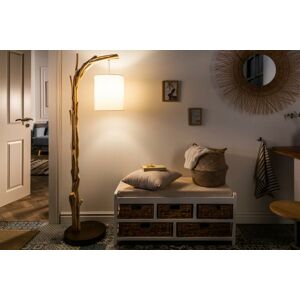 LuxD 21468 Dizajnová stojanová lampa Arielle, 160 cm, náplavové drevo Stojanové svietidlo