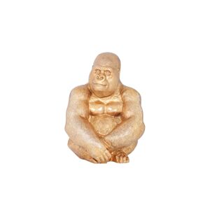 LuxD Dekorácia Gorila 43 cm zlatá