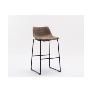 LuxD Dizajnová barová stolička Alba taupe