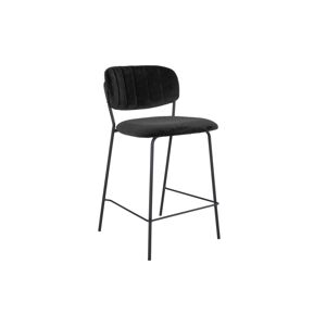 Norddan Dizajnová barová stolička Rosalie čierna