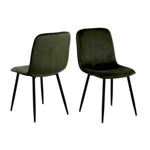 Dkton 25264 Dizajnová jedálenská stolička Damek olivovo-zelená