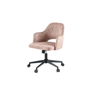 LuxD Dizajnová kancelárska stolička Laney sivo-béžový zamat