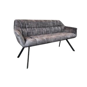 LuxD Dizajnová lavica Vallerina 165 cm sivý zamat