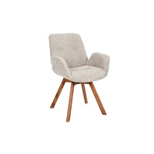 LuxD 28997 Dizajnová otočná stolička Yanisin béžová