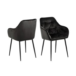 Dkton 23323 Dizajnová stolička Alarik, sivá / hnedá
