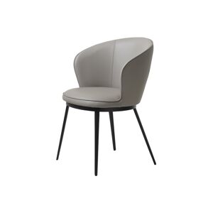 Furniria 25787 Dizajnová stolička Danika taupe - ekokoža