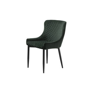 Furniria 23986 Dizajnová stolička Hallie zelený zamat