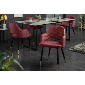 LuxD 28535 Dizajnová stolička Laney červený zamat