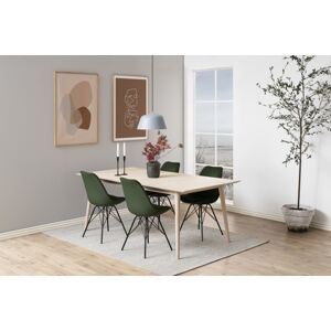Dkton 23480 Dizajnová stolička Nasia, lesno zelená