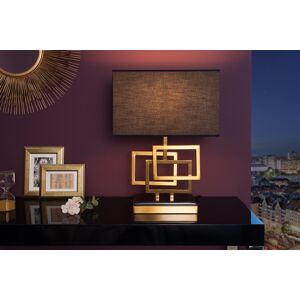LuxD 25908 Dizajnová stolová lampa Calanthe 56 cm zlatá