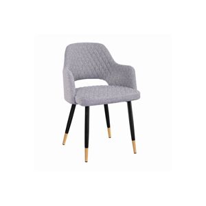 LuxD 24296 Dizajnová stolička Laney svetlosivá