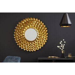 LuxD Dizajnové nástenné zrkadlo Lanesia  zlaté  x  25817