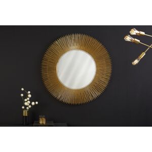 LuxD Dizajnové nástenné zrkadlo Letisha  zlaté  x  25816