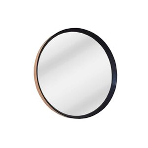 LuxD Dizajnové nástenné zrkadlo Rotterdam  čierne  x  29003