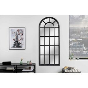 LuxD Dizajnové nástenné zrkadlo Window II  čierne  x  28570