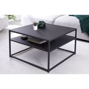 LuxD Dizajnový konferenčný stolík Damaris 70 cm čierny