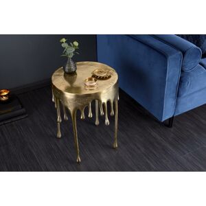 LuxD Dizajnový konferenčný stolík Gwendolyn 51 cm zlatý