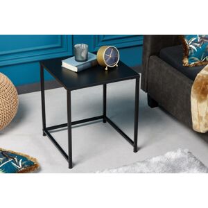 LuxD Dizajnový odkladací stolík Damaris 40 cm čierny
