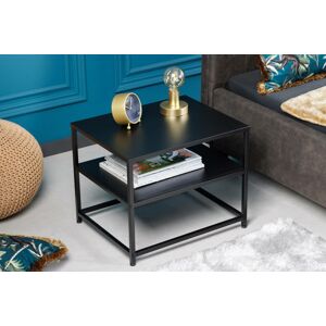 LuxD Dizajnový odkladací stolík Damaris 50 cm čierny
