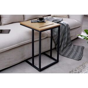 LuxD Dizajnový odkladací stolík Sweden 43 cm dub