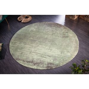 LuxD Dizajnový okrúhly koberec Rowan 150 cm zeleno-béžový