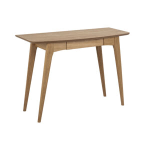 Dkton Dizajnový písací stôl Narnia 105 cm, olejovaný dub