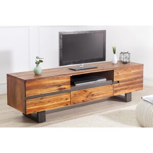 LuxD Dizajnový TV stolík Evolution 160 cm hnedá akácia