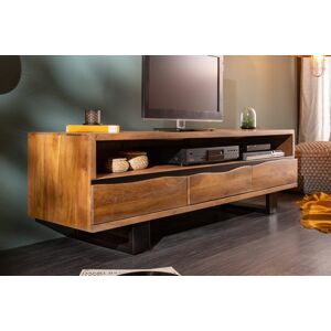 LuxD Dizajnový TV stolík Massive Honey 160 cm akácia