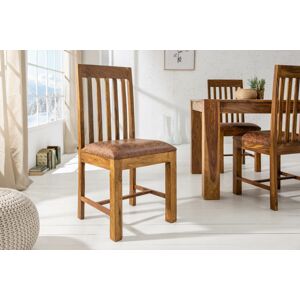 LuxD 21626 Dizajnová stolička Timber, sheesham