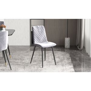 LuxD 24970 Dizajnová stolička Argentinas sivá