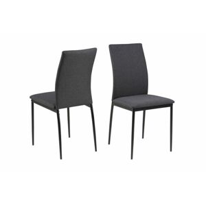 Dkton 22906 Dizajnová jedálenská stolička Midena, sivá